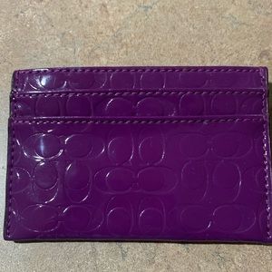 Coach Card Holder